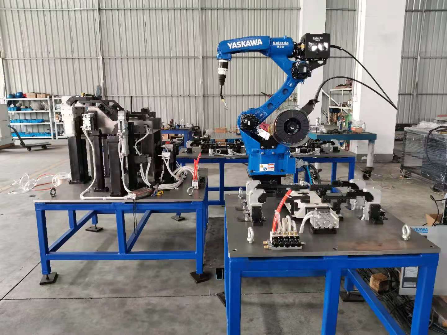 機器人焊接工作站  焊接工裝夾具